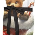 thumbnail image 5 of JSTEL Christmas Bear Apron with 2 Pockets for Women Men Adjustable Garden Bib, 5 of 5