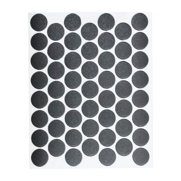 Fastcap 9/16" Self Adhesive Screw Cap Covers Black, 53 Pack