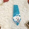 thumbnail image 5 of Christmas Tie, Light Up Christmas Tie, Kids and Adults Christmas Party Tie with Santa Claus Reindeer Snowman Teddy Bear Designs, Soft Polyester 20x8cm Lightweight Holiday Accessory, 5 of 7