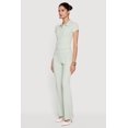 thumbnail image 3 of Women's Brushed Knit Short Sleeve Polo Top, 3 of 4