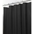 thumbnail image 5 of Dependable Industries Magnetic Vinyl Shower Curtain Liner, 70" x 72", with Weighted Magnets in Black, 5 of 5