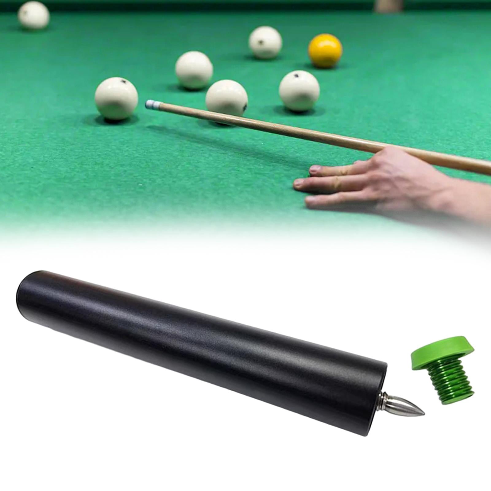 Baoblaze Pool Cue Extender Billiards Cue Extension for Beginners Enthusiast Men Women Green