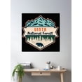 thumbnail image 2 of Uinta National Forest Poster Wall Art, Modern Wall Decor, 24x24 UNFRAMED, 2 of 3