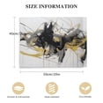 thumbnail image 2 of COMIO  Black and White Abstract Gold Foil Textured Canvas Wall Art for Living Room and Guest Bedroom Decor, 2 of 5