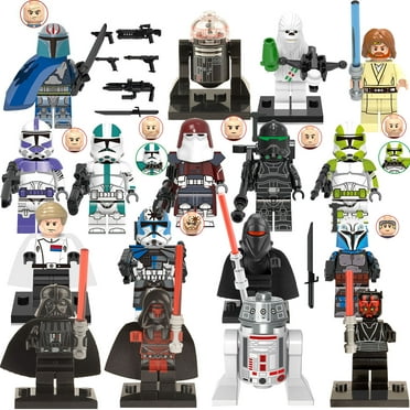 ISQUIRT Space War Action Figures Playset, 21 Pieces