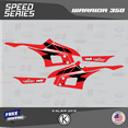 thumbnail image 3 of Kalair GFX Graphics Kit for Yamaha WARRIOR 350 (All Years) Speed Series, 3 of 5