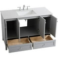 thumbnail image 3 of Elegant Decor Sommerville 48" Single Quartz Top Bathroom Vanity in Gray, 3 of 15