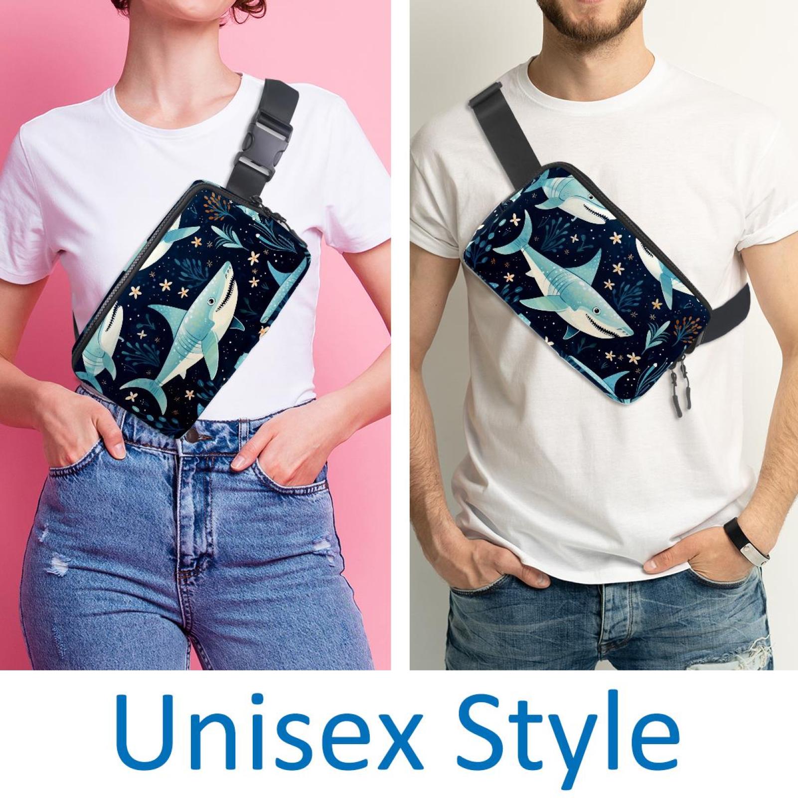 Motorcycle theme Waist Pack Running Belt Fanny Packs Lightweight Adjustable with Extension Strap Unisex