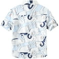 thumbnail image 2 of SSLR Big Boys Hawaiian Shirt 100% Cotton Short Sleeve Casual Button Down Shirts, 2 of 7