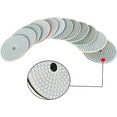 thumbnail image 4 of ALL-CARB 4 Inch 50 - 8000 Grit Diamond Polishing Pads With 5/8" - 11" Backer Pads 13 Pack, 4 of 5