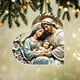 thumbnail image 4 of Christmas Ornaments - Acrylic Christmas Pendant Round Religious Hanging Ornaments For Christmas Tree Christmas Decorations For Home Holiday Decor Festive Orname, 4 of 4