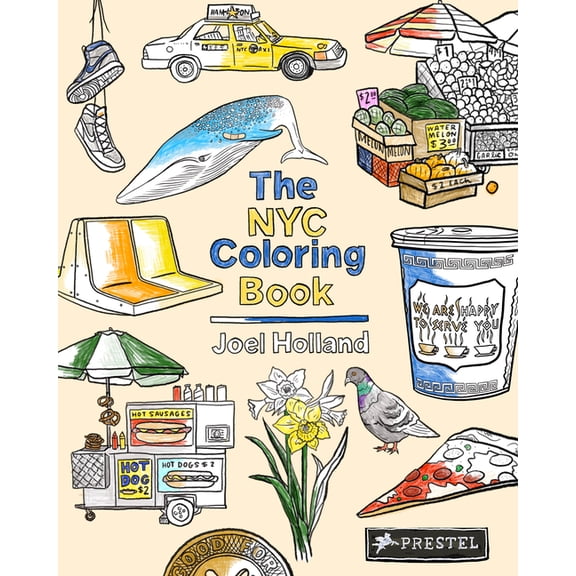 The NYC Coloring Book, (Paperback)