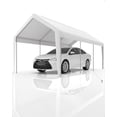 thumbnail image 7 of Kselythan Carport Replacement Canopy Cover For Tent Top,180G/220G Garage Shelter Cover,Replacement Cover,Car Shelter Cover,Waterproof,UV-Resistant 180G PE Fabric (Cover ONLY,Frame NOT Included), 7 of 7