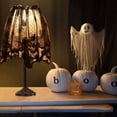 thumbnail image 4 of Muecwrye 5 Pack Halloween Decorations, Black Tablecloth, Lace Round Spider Cobweb Table Cover, Mantel Scarf Lampshade with 16 Pcs 3D Bat Stickers Set for Halloween Kitchen Party Decor, 4 of 11