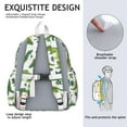 thumbnail image 5 of Cute Dinosaur Pattern Backpack for School,Cute School Bag,Schoolbag with Adjustable Shoulder Straps & Padded Back,13.4"x11"x4.7", 5 of 6