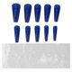 thumbnail image 1 of Uñas postizas, 10 piezas de uñas postizas de color puro para mujer, uñas postizas elegantes, calidad en la que puede confiar, 1 of 14
