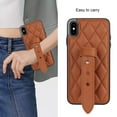 thumbnail image 4 of TECH CIRCLE For iPhone XS/X Case with Wrist Band, Luxury PU Leather Kickstand Full-Body Shockproof Protective Bumper Women Girl Back Cover for Apple iPhone XS/X 5.8",Brown, 4 of 8