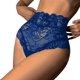 thumbnail image 1 of Gibobby Pantys para Mujer Bragas malla encaje Floral Sexy para mujer, bragas cintura alta, ropa interior ahuecada, ropa interior transparente talla grande（Azul， M), 1 of 5