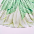 thumbnail image 6 of Little Girls Princess Dress Ruffle Sleeve Summer Cartoon Casual Print Dress With Bag, 6 of 7