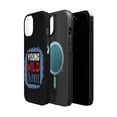 thumbnail image 2 of DistinctInk MagSafe Tough Case for Apple iPhone 13 (6.1" Screen) - Young Wild And Free - Slim Profile Design, 2 of 6