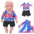 thumbnail image 3 of 18 Inch Doll Clothes For Children Exercise Suit T-Shirt Baby Doll Baby Clothes For Children, 3 of 8