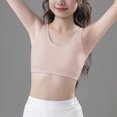 thumbnail image 2 of Maean Girl Seamless Bras Cotton Comfort Soft Padded Kids Girls Training Bra Underwear for 12-15 Years, 2 of 7