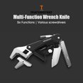 thumbnail image 4 of Amdohai MarsWorker Multi-Function Wrench Knife Six Functions 6-In-1 Tools Folding Adjustable Pipe Wrench Knife, 4 of 9