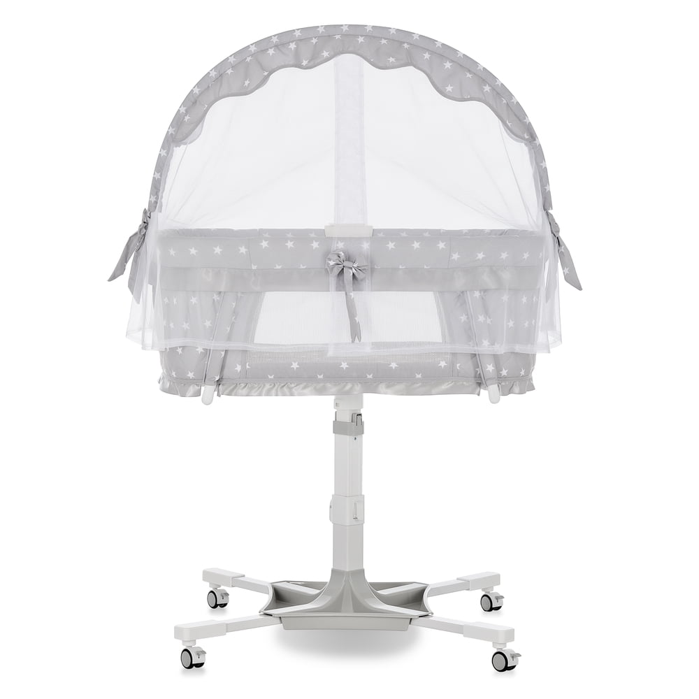 Dream On Me Breeze Swivel in Gray