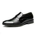 thumbnail image 2 of Men's Dress Shoes Loafers Slip On Casual Driving Loafer Modern Formal Business Oxford Casual Leather Lace Up Shoes, 2 of 7