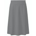 thumbnail image 5 of Baby'O Girl's Stretch Cotton Knit Panel Below the Knee A-Line Skirt, 5 of 5