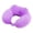 Purple, variant on Lshylf Travel Neck Pillow Memory Foam Comfortable Washable Cover For Airplane Car(Purple,One Size)