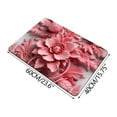 thumbnail image 3 of Tyidzon Front Door Mat Flower Pattern Diatomaceous Earth Bath Mat Bathroom Water Absorption Slip Resistance Easy Clean Floor Mat Clearance!, 3 of 5