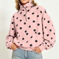 thumbnail image 5 of yillto Sweatshirt for Women Quarter Zipper Pullover Oversized Baggy Fall Casual Sweatshirts Tops, 5 of 7