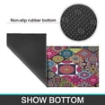 thumbnail image 7 of the Bohemian Square Pattern Kitchen Rugs and Mats Sets Of 2,Kitchen Decoration Rugs,Rubber Backing Non-Slip Floor Mat for Sink Washable Waterproof Laundry Room Runner Rugs, 7 of 7