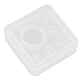 thumbnail image 2 of Molde de silicona Bling Bling para maceta de resina blanca para velas, 2 of 12