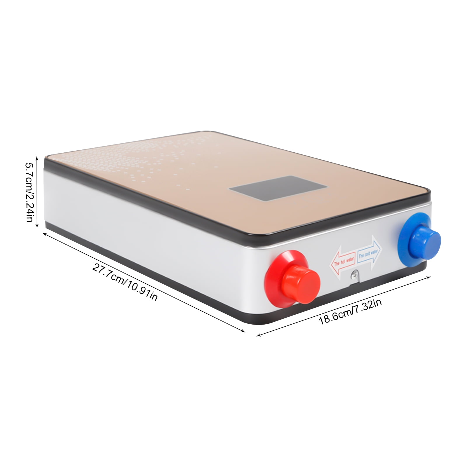 Tankless Electric Water Heater, Fast Heating, Adjustable Temperature, LED Display