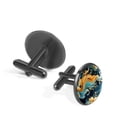 thumbnail image 2 of Sea Slug Men's Stainless Steel Cufflinks Set for Formal Attire - Ideal for Business Meetings and Special Occasions, 2 of 6