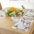 thumbnail image 4 of Ambesonne Colorful Place Mats Set of 4, Hummingbirds on Branches, Standard Size, Multicolor, 4 of 6