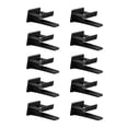 thumbnail image 1 of Naiovety Ganchos para sombreros montados en la pared, estante multifuncional para sombreros, resistente y duradero, 10 Uds. Almacenamiento y organización del hogar Negro 4.2x3.2 cm, 1 of 6