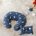 thumbnail image 4 of Almohada de lactancia para bebés Almohada de lactancia para maternidad, soporte para bebés con funda extraíble, almohadas cómodas y transpirables para Baoblaze almohada de lactancia, 4 of 8
