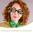 5pcs 2025 Eyeglasses Plastic 2025 New Year Eve Party Glasses Party