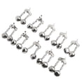 thumbnail image 2 of 10pcs Fishing Bite Alarm Double Fishing Rod Bell Twin Ring Bells with Clip, 2 of 11
