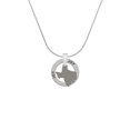 thumbnail image 2 of Delight Jewelry Stainless Steel Texas - Joy Ring Charm Necklace, 18", 2 of 4