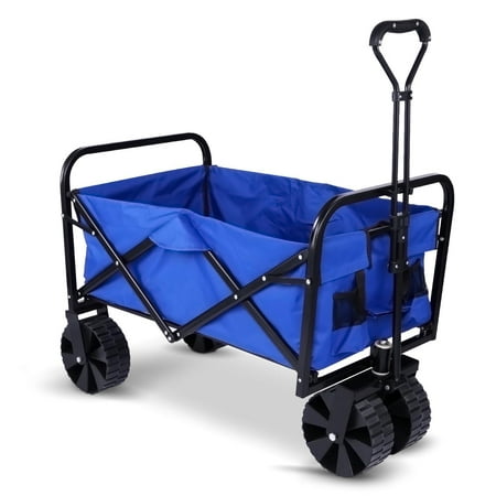 Heavy Duty Collapsible Folding Beach Wagon Cart Sports