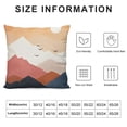thumbnail image 5 of Heduofu Boho Throw Pillow Covers Mid Century Bohemian Nature Landscape with Mountain Sun Moon Abstract Decorative Pillow Cases Home Decor Standard White, 5 of 5