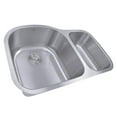thumbnail image 4 of Nantucket Sinks NS3121-16 31-Inch 70/30 Double Bowl Undermount Kitchen Sink, Stainless Steel, 4 of 4