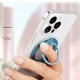 thumbnail image 6 of Universal Decase Ring Holder Finger Kickstand Multi-Viewing 360° Rotation Ultra-Thin Phone Back Stand for iPhone/Samsung/Google/OnePlus/Motorola Smartphones (Support Magnetic Car Mount),Blue, 6 of 7