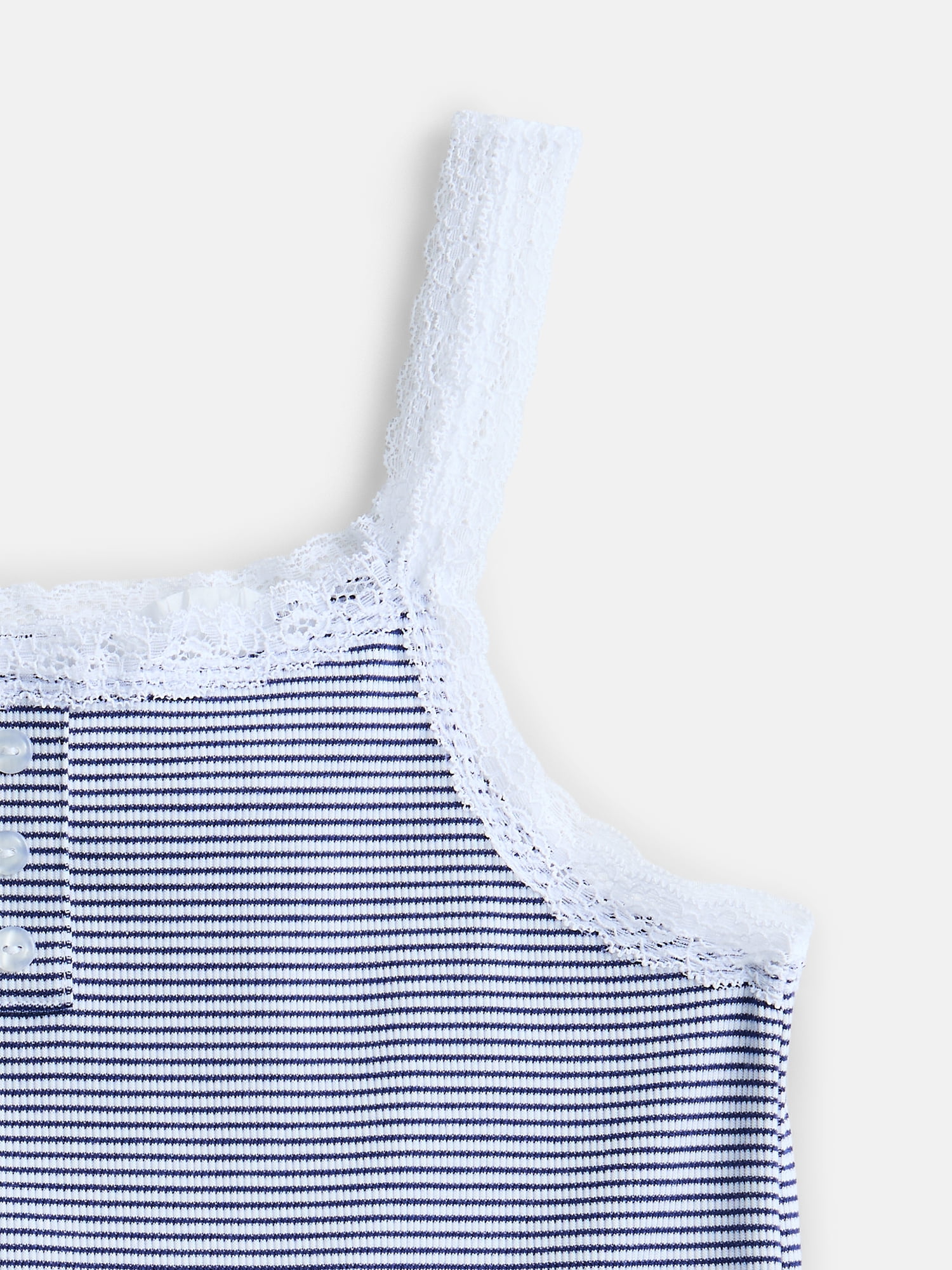 Weekend Academy Girls Henley Tank Top, Sizes 4-18