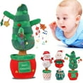 thumbnail image 2 of nTRIUQJ Interactive Talking Christmas Tree Toy with Santa and Singing Snowman for Learning Development B, 2 of 5