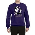 thumbnail image 2 of If It's Not a Border Collie It's Just a Dog Gift | Mens Dog Lover Crewneck Graphic Sweatshirt, Purple, X-Large, 2 of 3